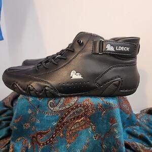 LDECK mens shoes Black Size 41 Aus US Size 10 Never Worn